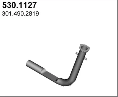 Tubo de escape ASSO 530.1127