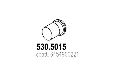 Tubo de escape ASSO 530.5015