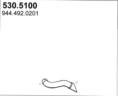 Tubo de escape ASSO 530.5100