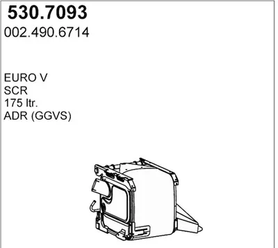 Silenciador central/posterior ASSO 530.7093