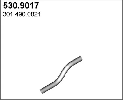 Tubo de escape ASSO 530.9017