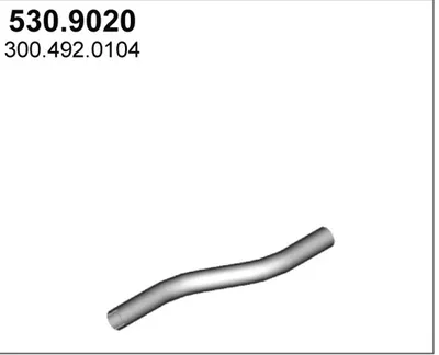 Tubo de escape ASSO 530.9020