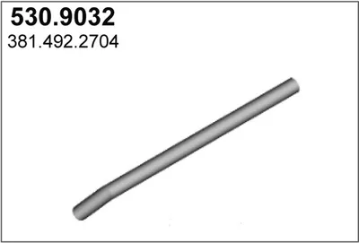 Tubo de escape ASSO 530.9032