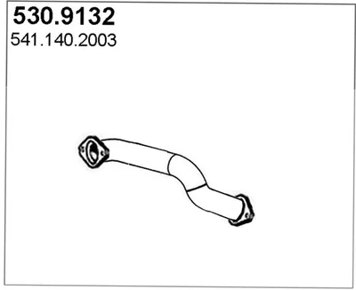 Tubo de escape ASSO 530.9132