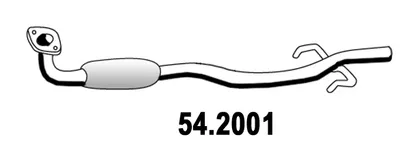 Presilenciador Toyota YARIS