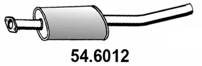 silenciador del medio Toyota CARINA E VI Saloon · Toyota CARINA E VI · Toyota CARINA E VI Sportswagon
