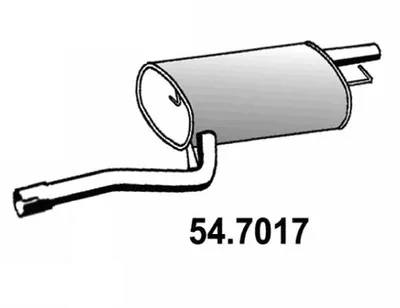 Silenciador posterior Toyota CARINA E VI Saloon · Toyota CARINA E VI · Toyota CARINA E VI Sportswagon