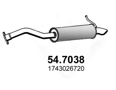 Silenciador posterior Toyota AURIS