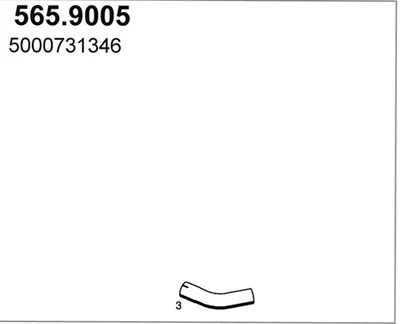 Tubo de escape ASSO 565.9005