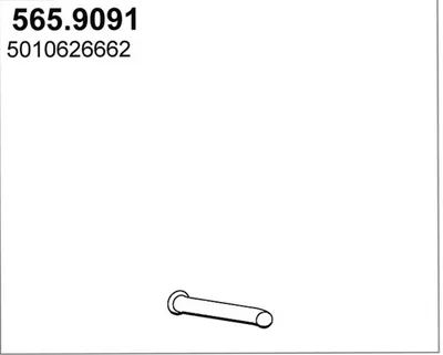 Tubo de escape ASSO 565.9091