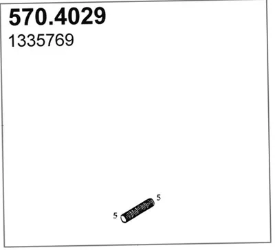 Unión flexible, escape ASSO 570.4029