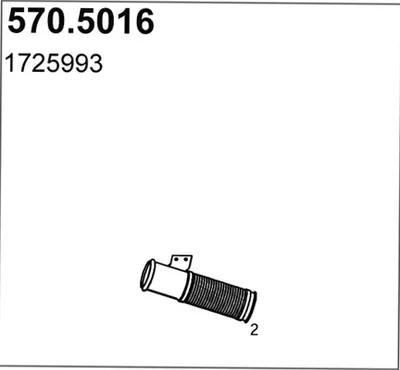Tubo de escape ASSO 570.5016