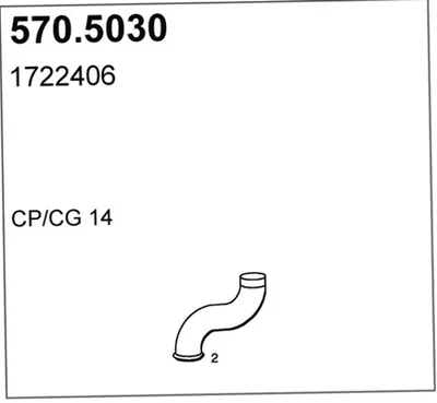 Tubo de escape ASSO 570.5030