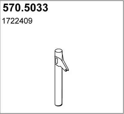 Tubo de escape ASSO 570.5033