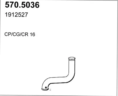 Tubo de escape ASSO 570.5036