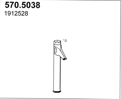Tubo de escape ASSO 570.5038