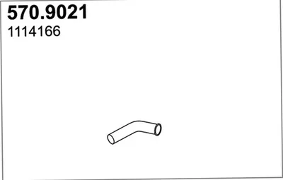 Tubo de escape ASSO 570.9021