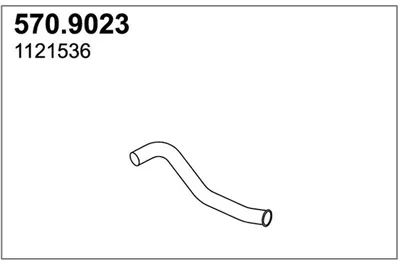 Tubo de escape ASSO 570.9023