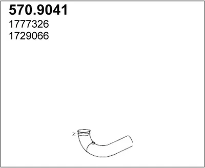 Tubo de escape ASSO 570.9041