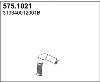Tubo de escape ASSO 575.1021
