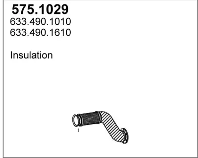 Tubo de escape ASSO 575.1029