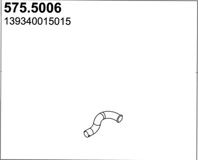 Tubo de escape ASSO 575.5006