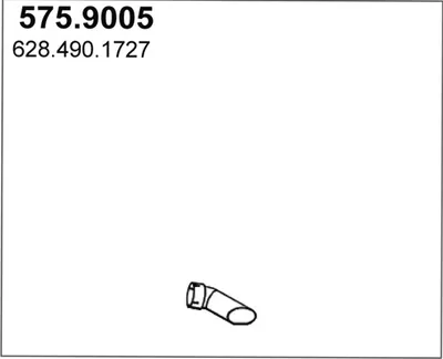 Tubo de escape ASSO 575.9005