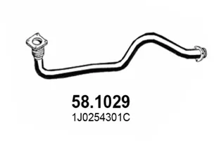 Tubo de escape Seat TOLEDO II · Seat LEON · Skoda OCTAVIA I
