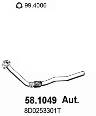 Tubo de escape Audi A4 B5 · Audi A6 C5 · Audi A4 B5 Avant