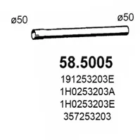 Tubo de escape Vw PASSAT B3/B4 · Vw PASSAT B3/B4 Variant · Vw GOLF III Cabriolet