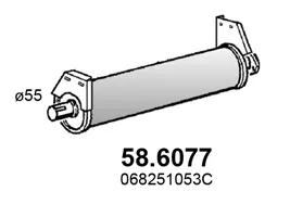 silenciador del medio Vw TRANSPORTER T3 Van · Vw TRANSPORTER T3 Platform/Chassis · Vw TRANSPORTER T3 Bus