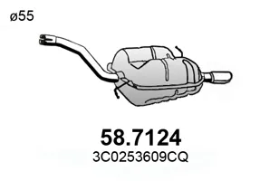 Silenciador posterior Vw PASSAT B6 · Vw PASSAT B6 Variant · Vw PASSAT B7