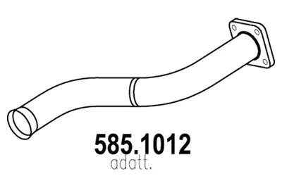 Tubo de escape ASSO 585.1012