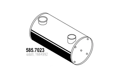 Silenciador central/posterior ASSO 585.7023