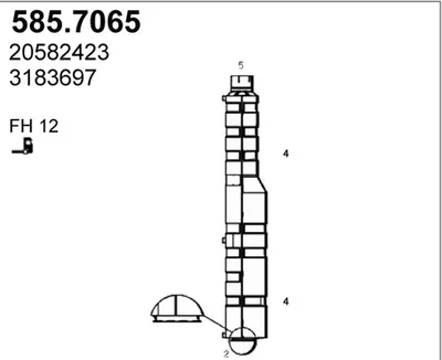 Silenciador central/posterior ASSO 585.7065