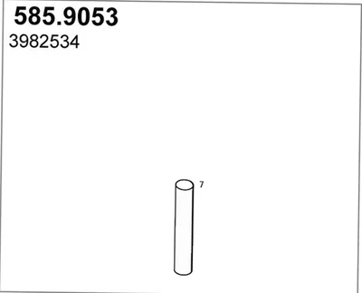 Tubo de escape ASSO 585.9053