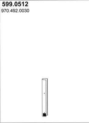 Juego de montaje, silenciador ASSO 599.0512