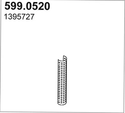 Juego de montaje, silenciador ASSO 599.0520