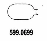 Juego de montaje, silenciador ASSO 599.0699