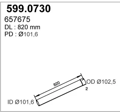 Juego de montaje, silenciador ASSO 599.0730