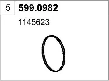 Juego de montaje, silenciador ASSO 599.0982