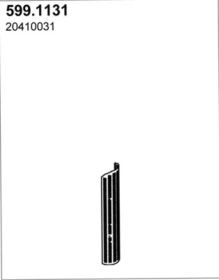 Juego de montaje, silenciador ASSO 599.1131