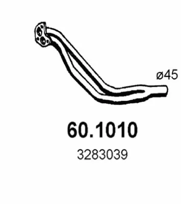 Tubo de escape Volvo 340-360 Saloon · Volvo 340-360