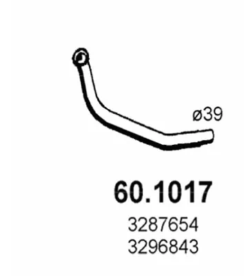 Tubo de escape Volvo 340-360 Saloon · Volvo 340-360