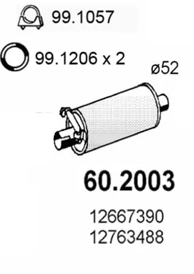 Presilenciador Volvo 240 · Volvo 240 Kombi · Volvo 260