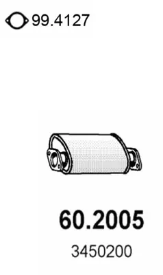 Presilenciador Volvo 460 · Volvo 480 · Volvo 440