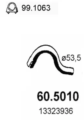 Tubo de escape Volvo 940 · Volvo 940 II · Volvo 940 II Estate