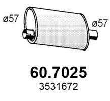 Silenciador posterior Volvo 940 · Volvo 940 II · Volvo 940 II Estate