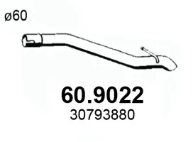 Tubo de escape Volvo S40 II · Volvo V50 · Volvo C70 II Convertible