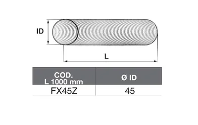 Tubo de escape ASSO FX45Z